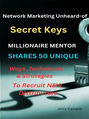 cover image of Network Marketing Unheard of Secrets